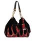 Flames Hobo Bag, front view